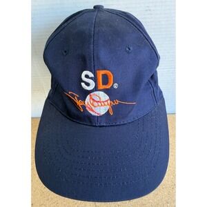San Diego Padres Tony Gwynn Vtg Embroidered Snapback Rally's Hamburgers Hat Cap